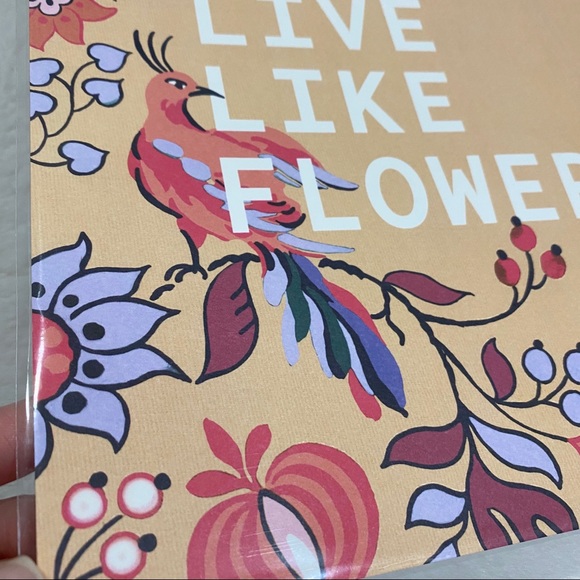 Let Us Live Like Flowers Diptych Art Print - Picture 2 of 4